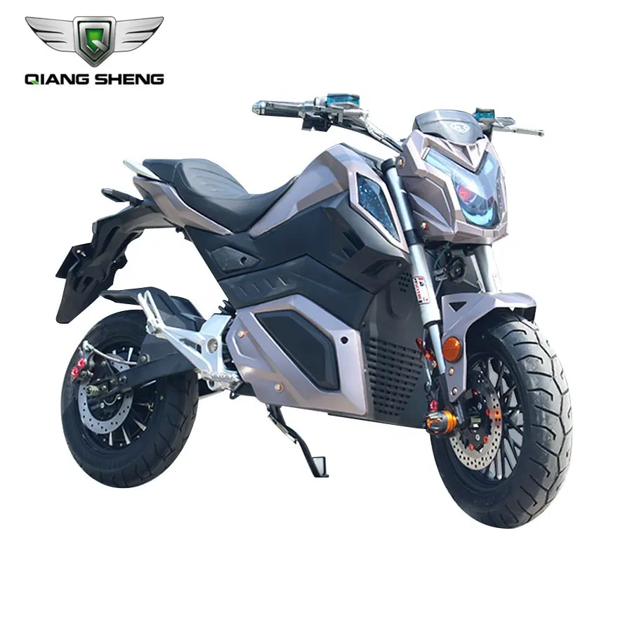 Nova motocicleta de longo alcance 3000w, bateria de lítio