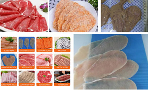 Máquina rebanadora automática de carne fresca para cortar pollo cabra vaca-Nueva condición para uso en restaurantes - Product Image 4