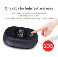 Alarme de chute bidirectionnelle 4G SOS à un clic, pendentif étanche IP68, navigation GPS, traceur intelligent LBS pour personnes âgées