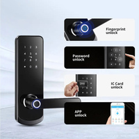 Elock ES230F Tuya WiFi APP/TTlock App SMARTLOCK puerta electrónica inteligente aleación de aluminio cerradura inteligente