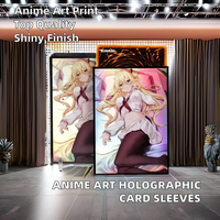 Supports de taille Standard de qualité supérieure Résistant à l'usure Matte Art Card Sleeves Cardfit Magic Gathering PP Material Intense Shuffling