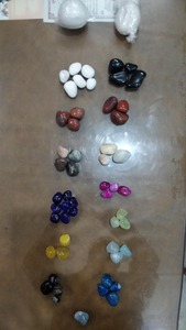 หินกรวดทะเลหินหลายสีขัดเงาก้อนกรวดเทียมสำหรับปูสวนตกแต่งกลางแจ้งขายส่ง - Product Image 5