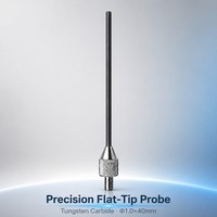 Sonde à pointe plate en carbure de tungstène SD1.0X40mm, filetage M2.5, pièce de rechange pour stylet de mesure d'indicateur de précision pour micromètre