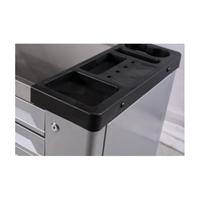 Armoire à roulettes industrielle GDL OEM/ODM/OBM à 7 tiroirs, porte latérale à verrouillage central, chariot en acier robuste, capacité de 300 kg, garantie de 3 ans