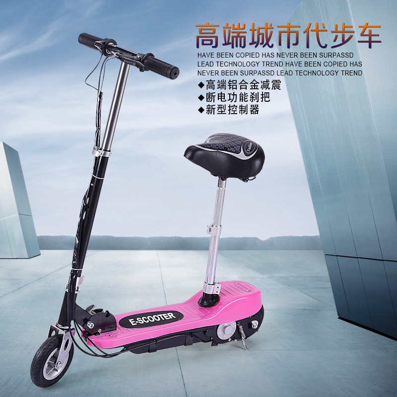 Inflatable wheels, with a seat