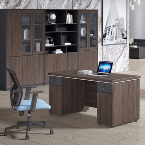 Scrivania e Sedia in Legno Combinazione Scrivania per Computer Estensibile Design Moderno Arredamento per <span class=keywords><strong>Ufficio</strong></span> Commerciale - Product Image 2
