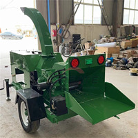 Broyeur de feuilles de palmier à vente chaude, 2 tonnes par heure, broyeur de bois diesel, broyeur de branches d'arbres, broyeur de bois
