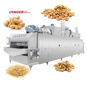 A Multi-Functional Gas Nuts Peanut Sesame Seed Roaster Cashew Roasting Machine for Nuts Processing Suppliers