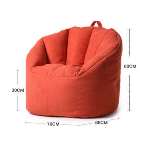 IStapromo Gifts Funda de Puf Suave para Muebles de Sala de Estar, Nuevo Diseño, Puf Silla Sofá Tipo Saco con Forma de Calabaza - Product Image 3