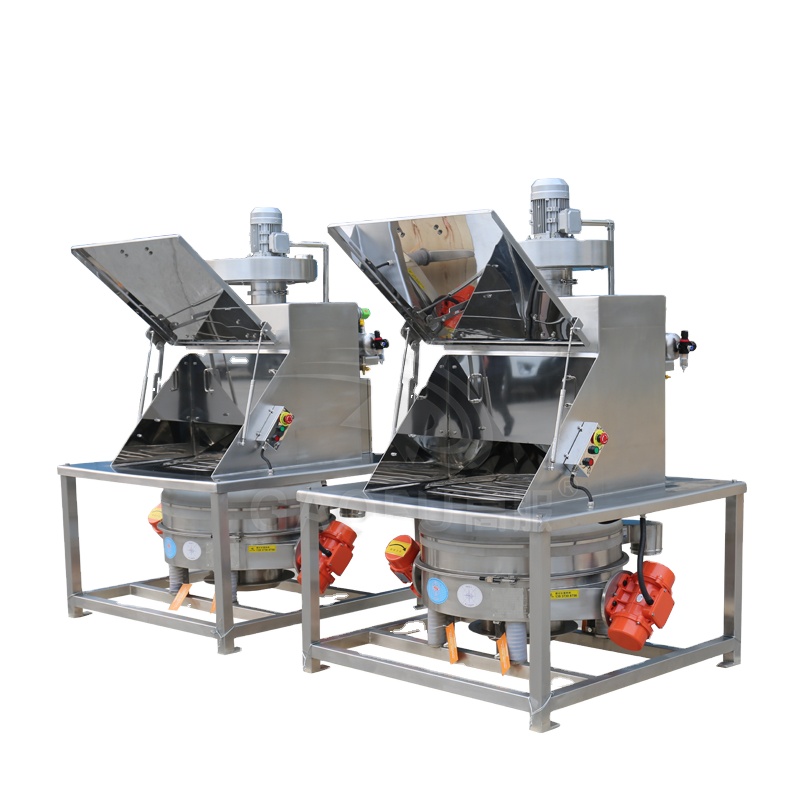 bag dump station vacuum conveyor powder material