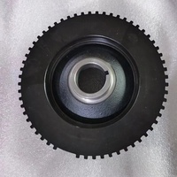 Poulie de vilebrequin automobile de bonne qualité OEM SA00-11-400 Poulie de courroie de vilebrequin pour moteur Haima 7 484Q