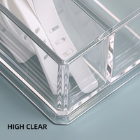 Boîte de rangement transparente amovible pour chargeurs et câbles, pour blocs de charge/câbles USB/petits objets
