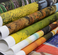 Toile en polyester mate imperméable pour impression d'affiches d'art intérieures et extérieures