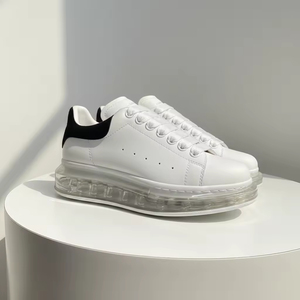 Zapatos Casuales de Diseñador para Hombre 2026: Novedad, Suela Gruesa y Ligera con Amortiguación de Aire, Detalles en Cuero, Estilo Muffin, Zapatos Blancos Pequeños y Modernos (mq shoes) - Product Image 3
