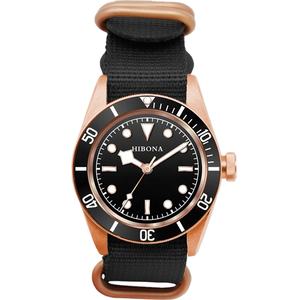 Montre de luxe pour homme avec logo personnalisé, étanche 10 ATM, montres pour homme, montres de plongée - Product Image 2