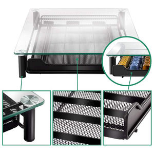 2025 vente chaude 60 café <span class=keywords><strong>Nespresso</strong></span> Capsule tiroir boîte cadre verre dosettes de café organisateur - Product Image 6