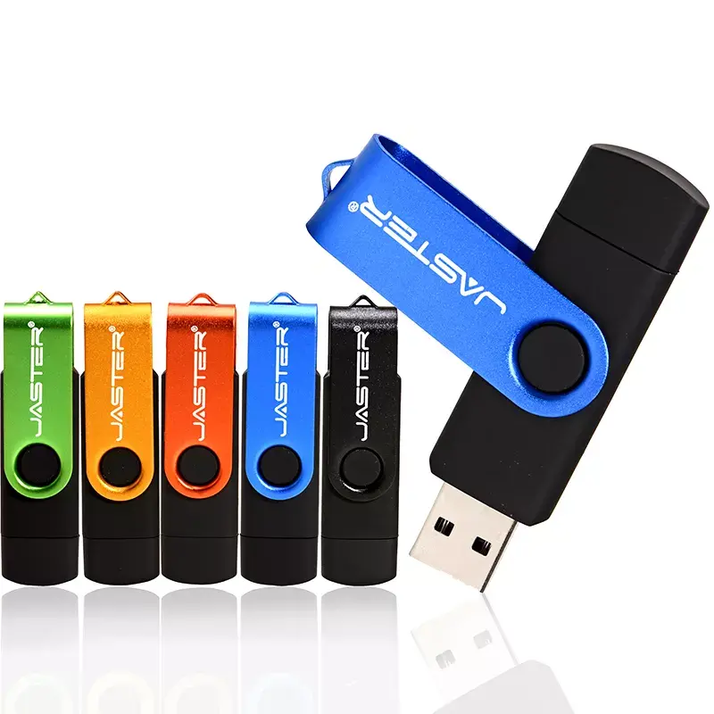 OEM plástico memória pendrive vara 64G 32G 16G 8G 4G pen drive swivel flash drives usb Pen drives otg