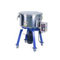 Omogeneizzatore Industriale in Acciaio Inox per Granuli di Plastica, Miscelatore Verticale in Acciaio Inox da 50kg