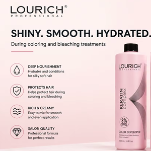 Crème oxydante pour coloration capillaire LOURICH 10Vol 20Vol 30Vol 40Vol pour teinture et décoloration des cheveux, vente en gros pour salons, OEM ODM disponible - Product Image 1