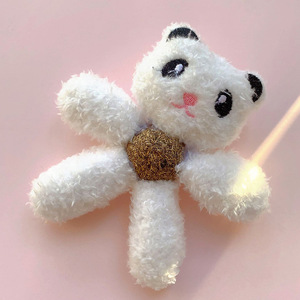 Jouet à mâcher en peluche en forme de boule de catnip pour chaton d'intérieur, pour le nettoyage des dents et le divertissement, 20g - Product Image 3