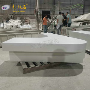 New Magic <b>Stone</b> UHPC GRC Art <b>Bench</b> Custom Made For <b>Garden</b> Landscape Project - Product Image 2