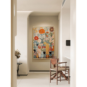 Mural de <span class=keywords><strong>Estilo</strong></span> Retro con Arte Floral Minimalista Clásico <span class=keywords><strong>Escandinavo</strong></span>, Ecológico, para Cocina, Comedor, Restaurante, Baño - Product Image 4