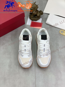 2026 NEW White Green Black Color Block Leather Patch Lace Up Gum Sole Casual Fashion Low Top Sneakers - Product Image 3