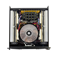 Amplificateur de puissance professionnel 4 canaux classe D 2U, stéréo, pont parallèle, XLR, Speakon, boîtier métallique pour scène, DJ, KTV, système PA