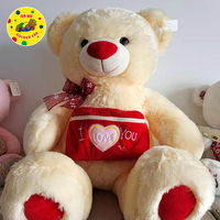 Ensemble mini en peluche joyeux saint valentin, ours en peluche, nounours