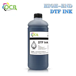 OCB grosir tinta DTF putih kualitas tinggi terbaik digunakan untuk Epson 1000ml XP600 L805 L1800 A4 cetak Digital Film Transfer panas