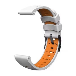 20mm 22mm universale Soft Breather cinturino in Silicone per <span class=keywords><strong>Samsung</strong></span> attivo 2 40mm/44mm ingranaggio <span class=keywords><strong>S3</strong></span> 46mm Huawei Watch GT2 Smart Watch - Product Image 3