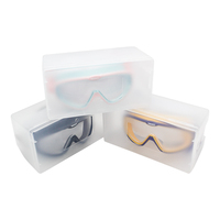 Lunettes de natation pour enfants Aolikes, masque de plongée avec tuba avec couvre-nez, lunettes de natation anti-buée à vue dégagée pour garçons filles jeunes