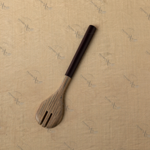 Serveurs d'ustensiles en bambou noir élégants et durables de haute qualité fabriqués à la main pour les repas fabriqués au Viet Nam - Product Image 2