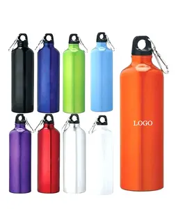 Hot Sell Custom Colorful Reusable 500ml 750ml Metal Aluminum Sports Drink Water Bottle