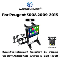 Autoradio Android pour Peugeot 3008 (2009-2015) avec DSP, GPS, OBD2 et écran IPS 2+32 Go