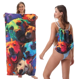 <span class=keywords><strong>Toalla</strong></span> de Playa 2 en 1 que se Plega en una Mochila, <span class=keywords><strong>Toalla</strong></span> de Baño Estampada de Secado Rápido <span class=keywords><strong>para</strong></span> Natación, Traje de Baño <span class=keywords><strong>para</strong></span> Mujer - Product Image 5