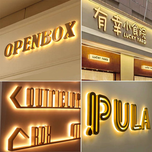Letrero Publicitario LED Mini Luminoso <span class=keywords><strong>con</strong></span> Retroiluminación, <span class=keywords><strong>Letras</strong></span> LED Luminosas, Letrero para Puerta, Cartel - Product Image 2