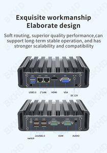 Bkhd I3/I5/i7-1165G7 Dual LAN Barebone 4 * USB không quạt hỗ trợ 4G Wifi tùy chỉnh pfsense Ubuntu gồ ghề nhúng Mini Router <span class=keywords><strong>PC</strong></span> - Product Image 6