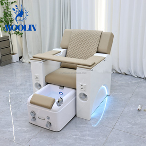 Sillón de Pedicura Eléctrico de Lujo MOOLIN, Diseño Moderno y Profesional de Spa con Masaje, en Cuero PU, para Salón de Uñas, Sala de Estar, Dormitorio, Centro Comercial - Product Image 6