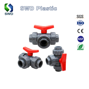 농업용 관개용 SWD 프리미엄 품질 <span class=keywords><strong>PVC</strong></span> 3 방향 밸브, CE 인증, 내열성 - Product Image 3