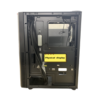 Bureau OEM ATX M-ATX ITX Pc Cases Design boîtier d'ordinateur en verre trempé Pc Cases