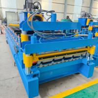 Máquina Automática para Producción de Láminas de Techo Corrugado IBR de Doble Capa, Venta al por Mayor de Fábrica