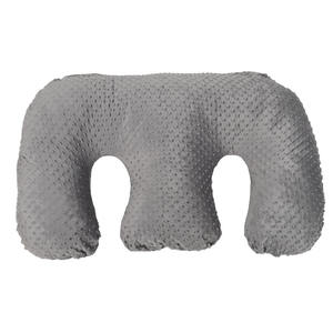 Stock Solid Color Baby <strong>Twins</strong> <strong>Pillow</strong> Tummy Time Nursing <strong>Pillow</strong> <strong>Feeding</strong> <strong>Pillow</strong> With Breathable Comfortable Pillowcase - Product Image 1