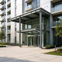 Proveedor de Estructuras de Acero Orientado a Proyectos para Complejos de Apartamentos de Varios Pisos, Estructura de Acero para Edificios Residenciales
