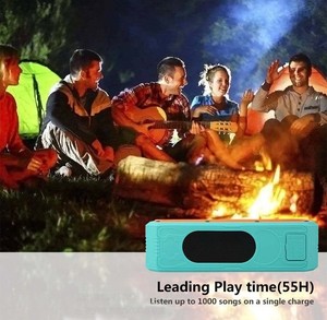 Eshine-altavoz de música con carga solar, dispositivo de audio resistente al agua, con Bluetooth, led, para exteriores - Product Image 6