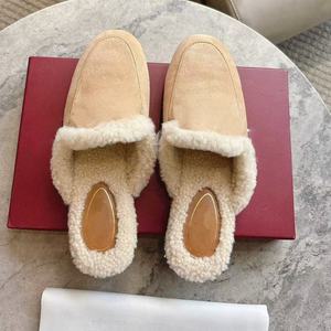 Mocasines de Invierno para Mujer de Alta Calidad, para Todas las Temporadas, de Fibra Ultrafina, Antideslizantes, con Soporte de Arco, Suela Gruesa, Zapatos de Cuero Cálidos para Exteriores - Product Image 1