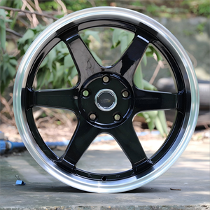 ล้อแม็กซ์/กระทะล้อ <span class=keywords><strong>16</strong></span> 17 18 นิ้ว 4X100 5X100 5X114.3 สำหรับรถยนต์ RAYS <span class=keywords><strong>Te37</strong></span> Flrocky - Product Image 1