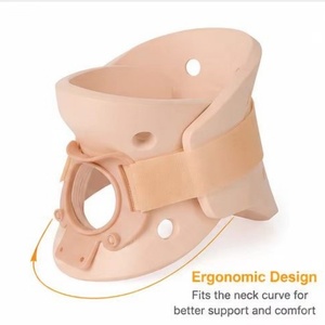 Collier cervical médical réglable Philadelphia respirant avec ouverture pour trachéotomie pour la récupération des fractures - Product Image 3