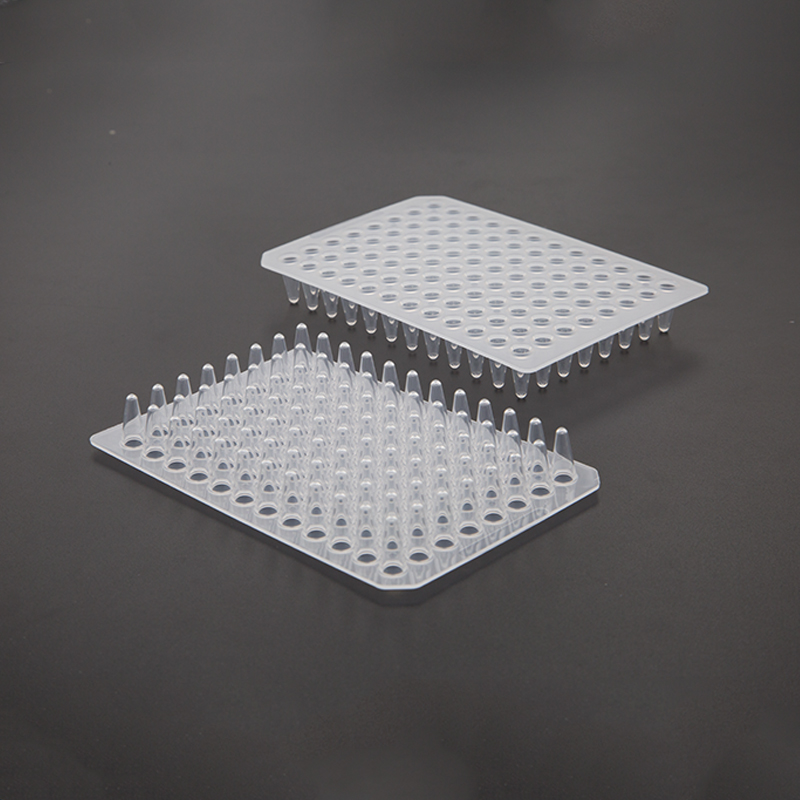 Лабораторное использование, Dnase Rnase Free, прозрачная, 0,2 мл, 0,1 мл, 96 скважин, ПЦР, реакционная культивационная пластина БЕЗ ПЛИНТУСА