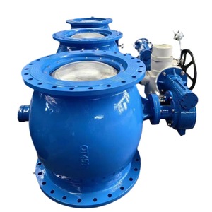 Válvula Esférica Excéntrica de Hierro Dúctil de 500 mm, Tipo de una Pieza, para Conservación del Agua y Tratamiento de Aguas Residuales - Product Image 4